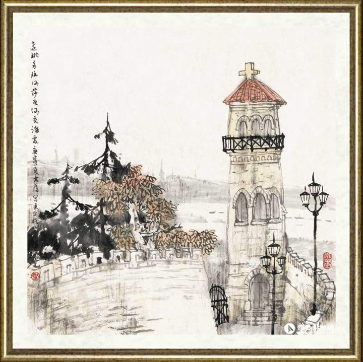 刘大为_远眺多瑙河莎瓦河交汇处View of the Junction of Danube and Sava from Afar